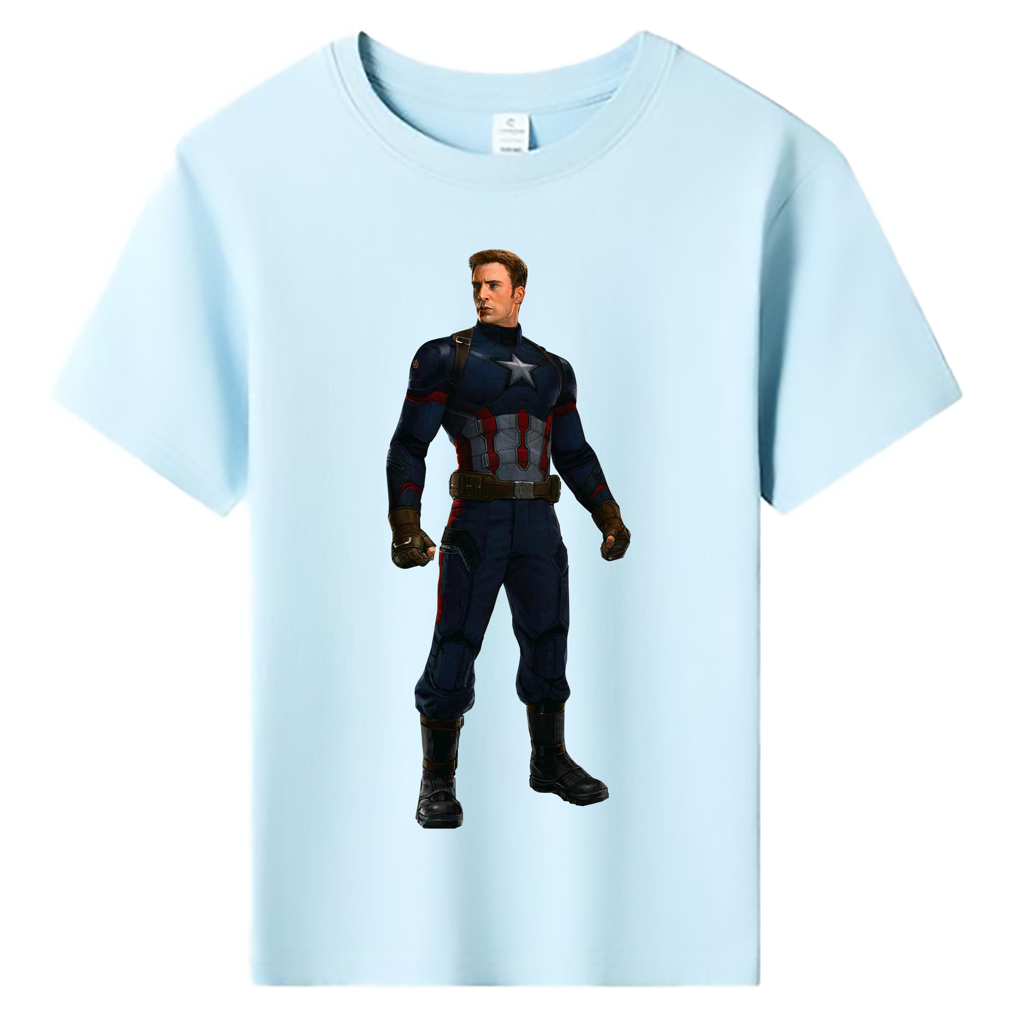 （画像用） アベンジャーズ The Avengers 綿100％キッズTシャツ（フロントプリント）